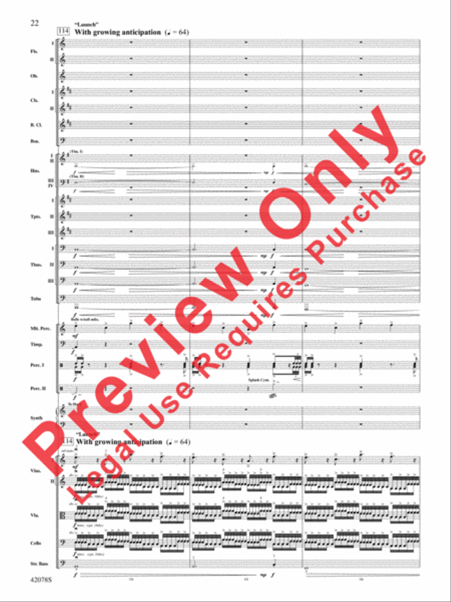 Man of Steel, Selections from Full Orchestra scores gallery preview page 23