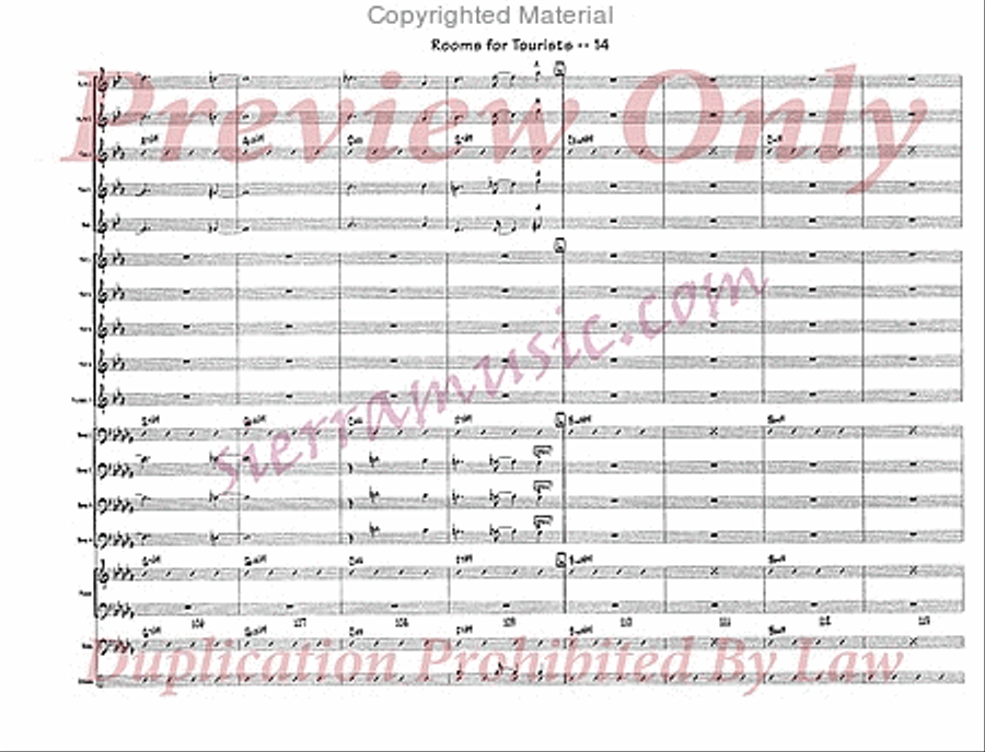 Rooms For Tourists Rooms For Tourists Jazz Ensemble scores gallery preview page 15
