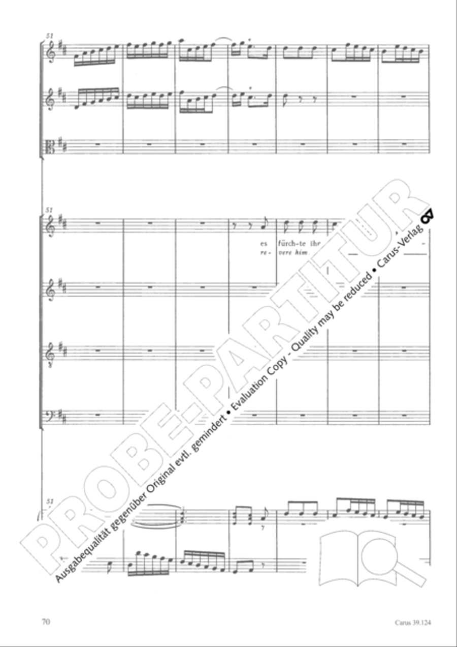 Sing to the Lord a new song (Singet dem Herrn ein neues Lied) 4-Part scores gallery preview page 71