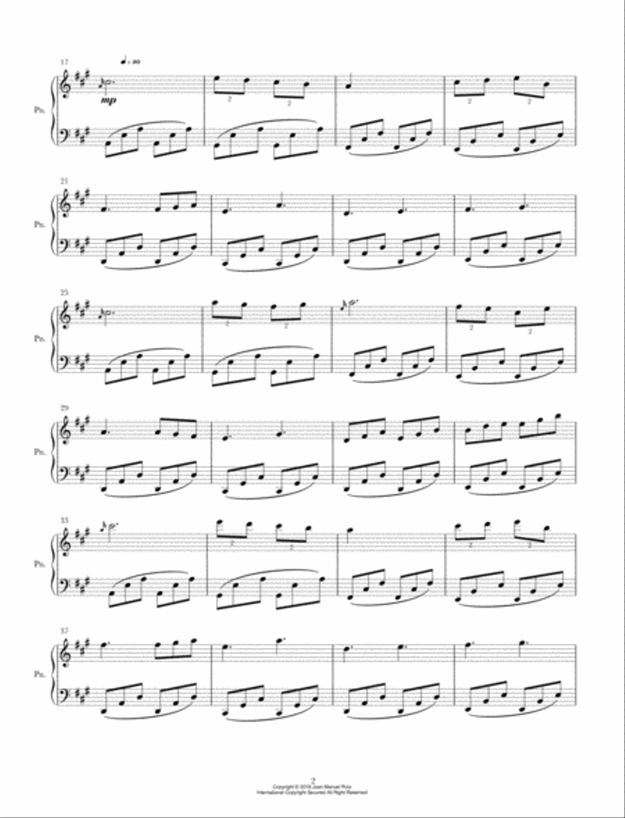 Melody Piano Solo scores gallery preview page 2