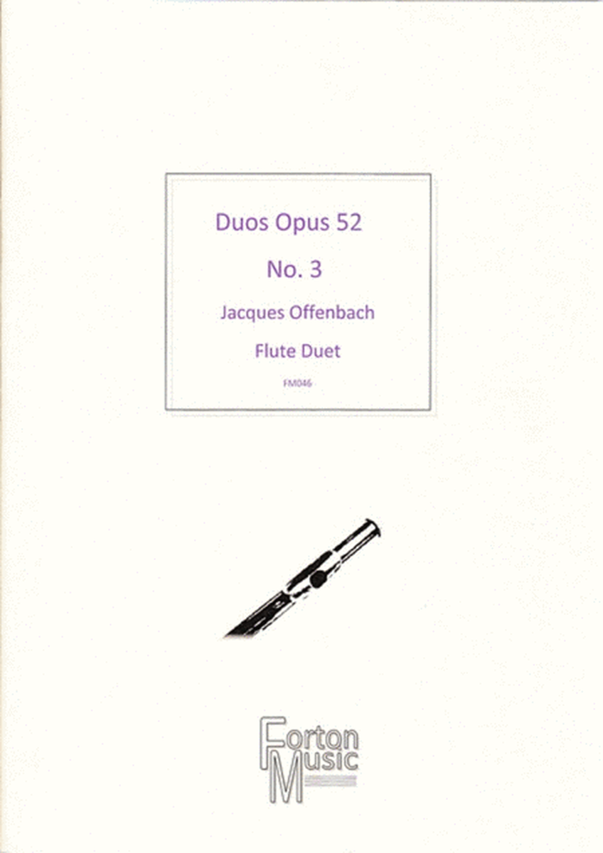 Flute Duos Op 52 No 3