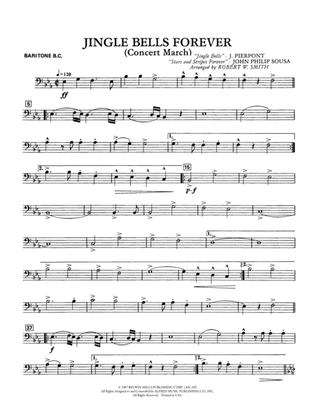 Jingle Bells Forever (Concert March): Baritone B.C.