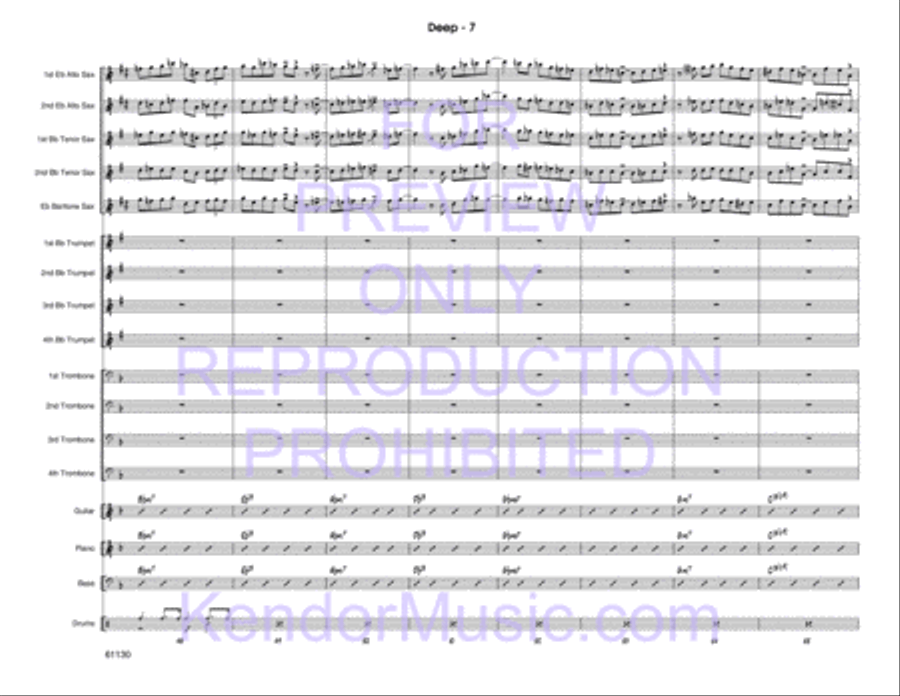 Deep Jazz Ensemble scores gallery preview page 8