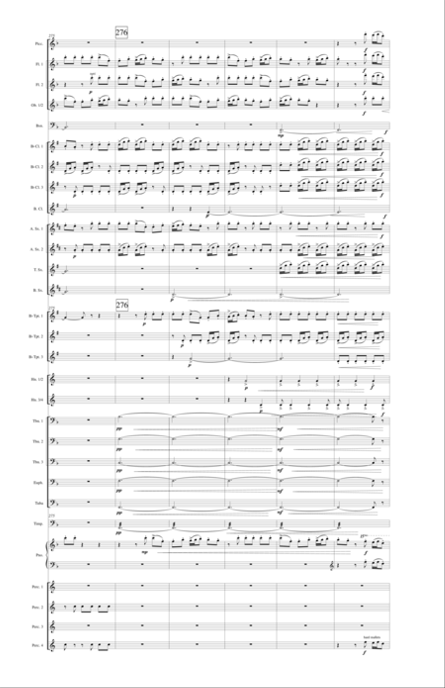 With Voice of Triumph Raised Concert Band scores gallery preview page 43