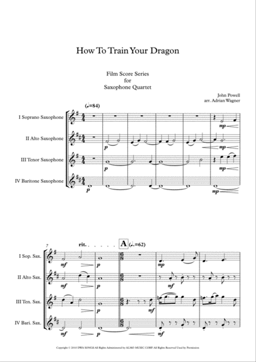 This Is Berk Saxophone Quartet scores gallery preview page 3