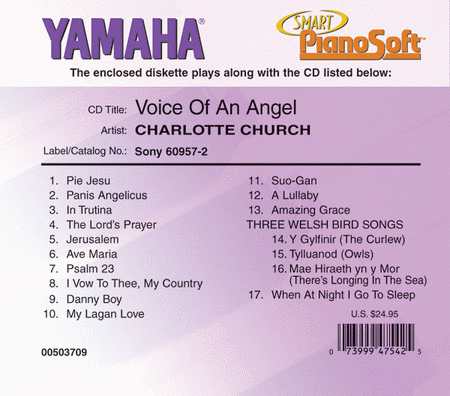 Charlotte Church - Voice of an Angel - Piano Software