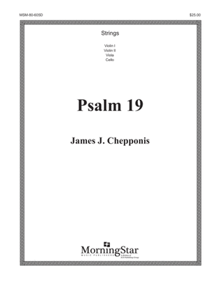Psalm 19 (Downloadable String Parts)