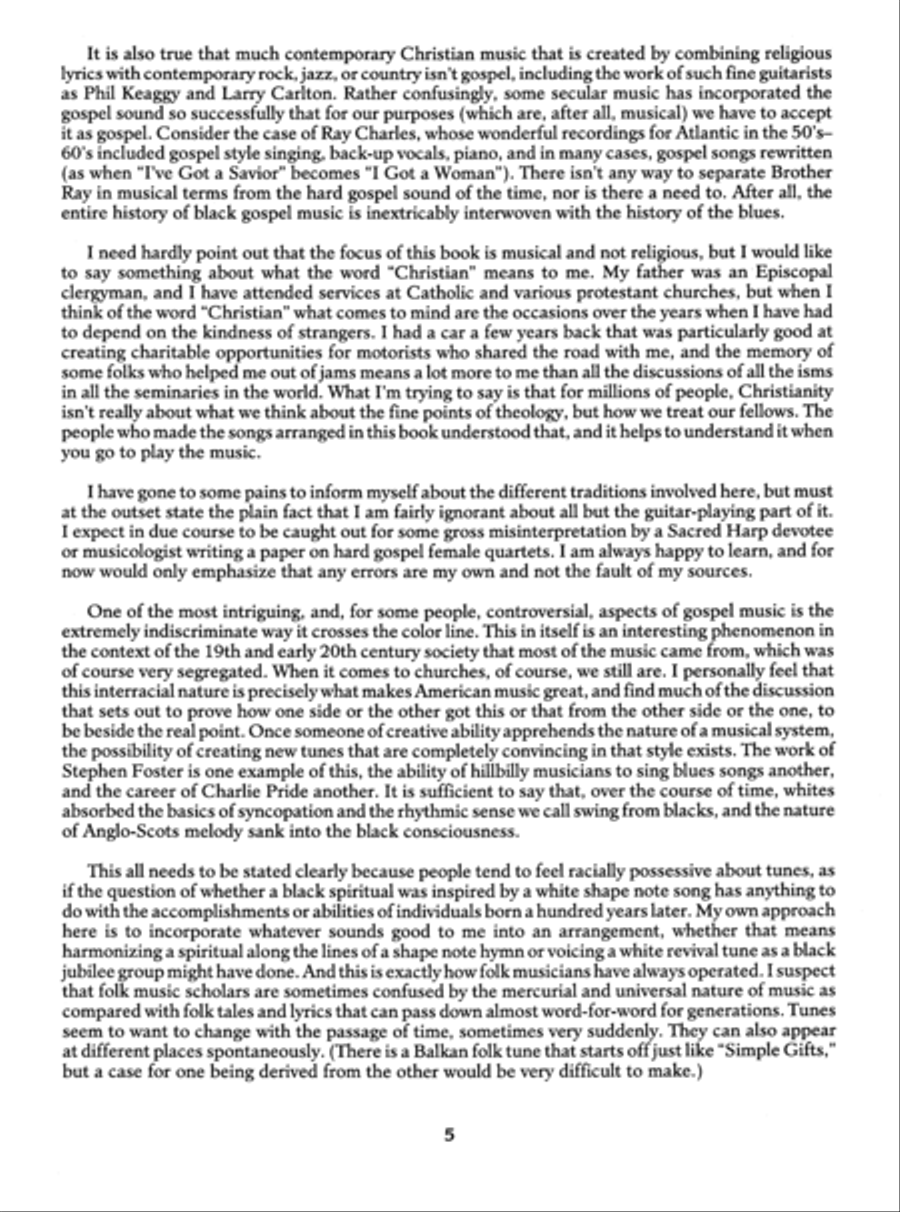 Complete Fingerstyle Gospel Guitar Solo Collection Fingerpicking Guitar scores gallery preview page 6