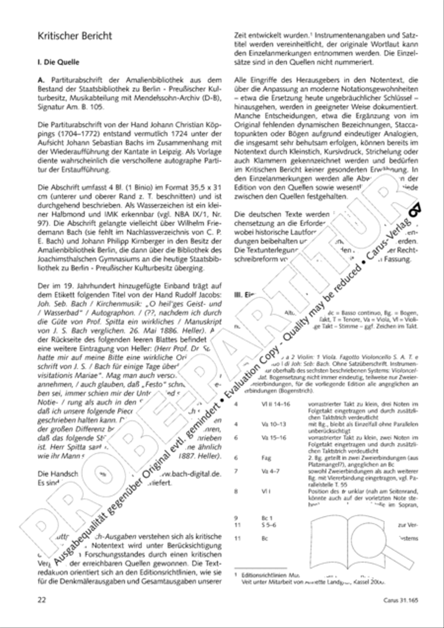 O Holy Spirit's solemn rite (O heiliges Geist- und Wasserbad) 4-Part scores gallery preview page 23