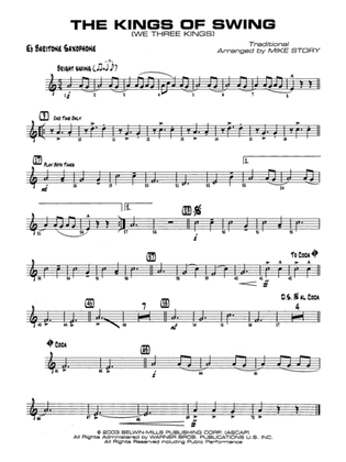 The Kings of Swing (We Three Kings): E-flat Baritone Saxophone