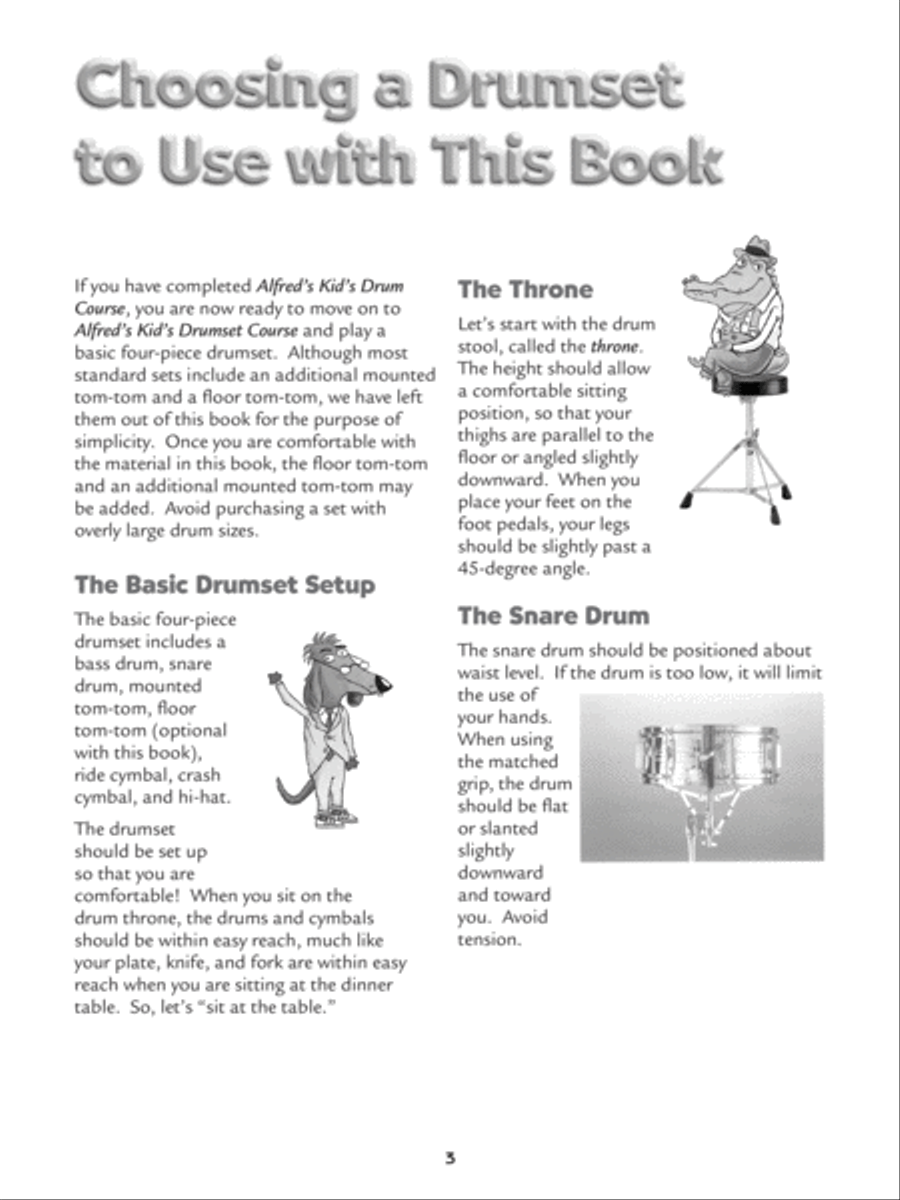 Alfred's Kid's Drumset Course Drum Set scores gallery preview page 4