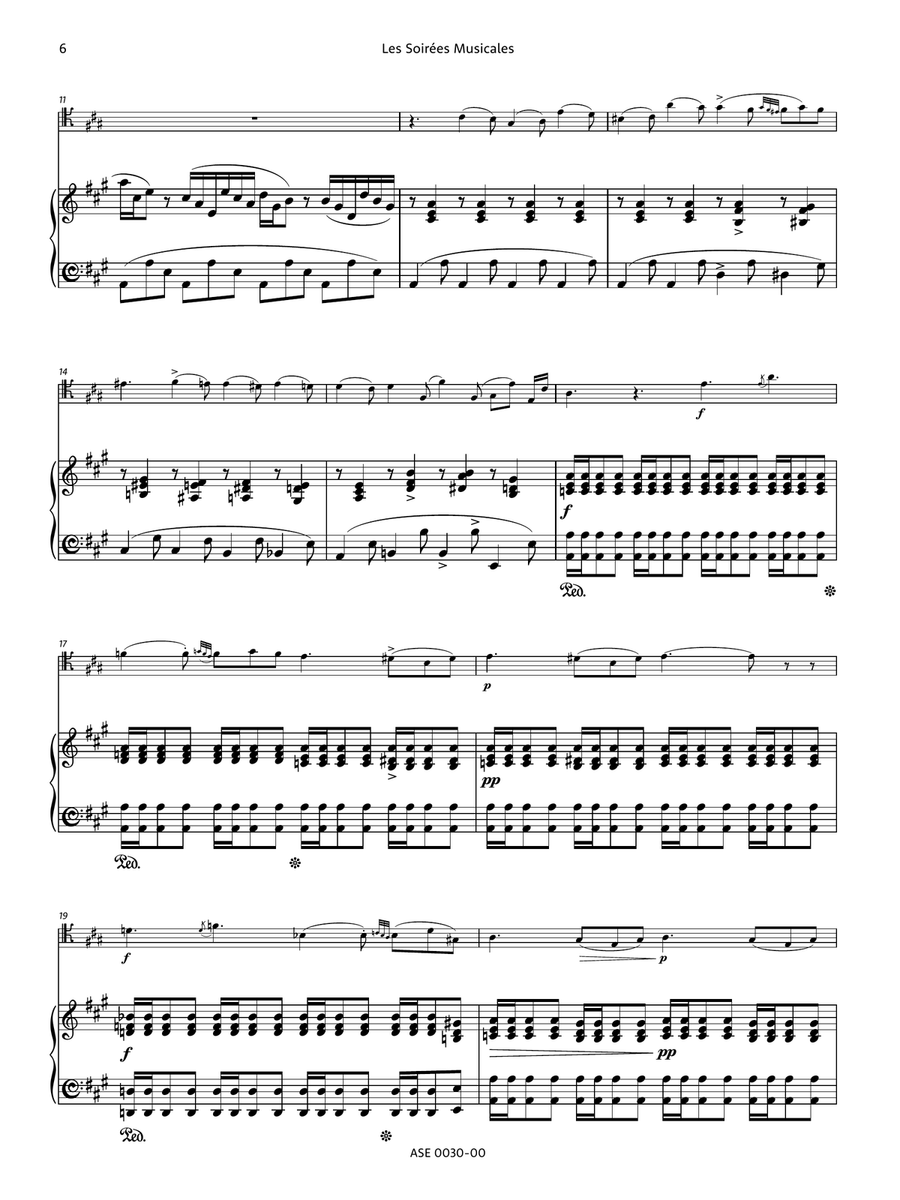 Soirées Musicales | La Gita in Gondola & La Danza Piano scores gallery preview page 6