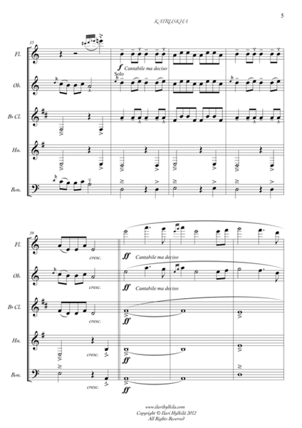Katruskha (woodwind quintet) image number null