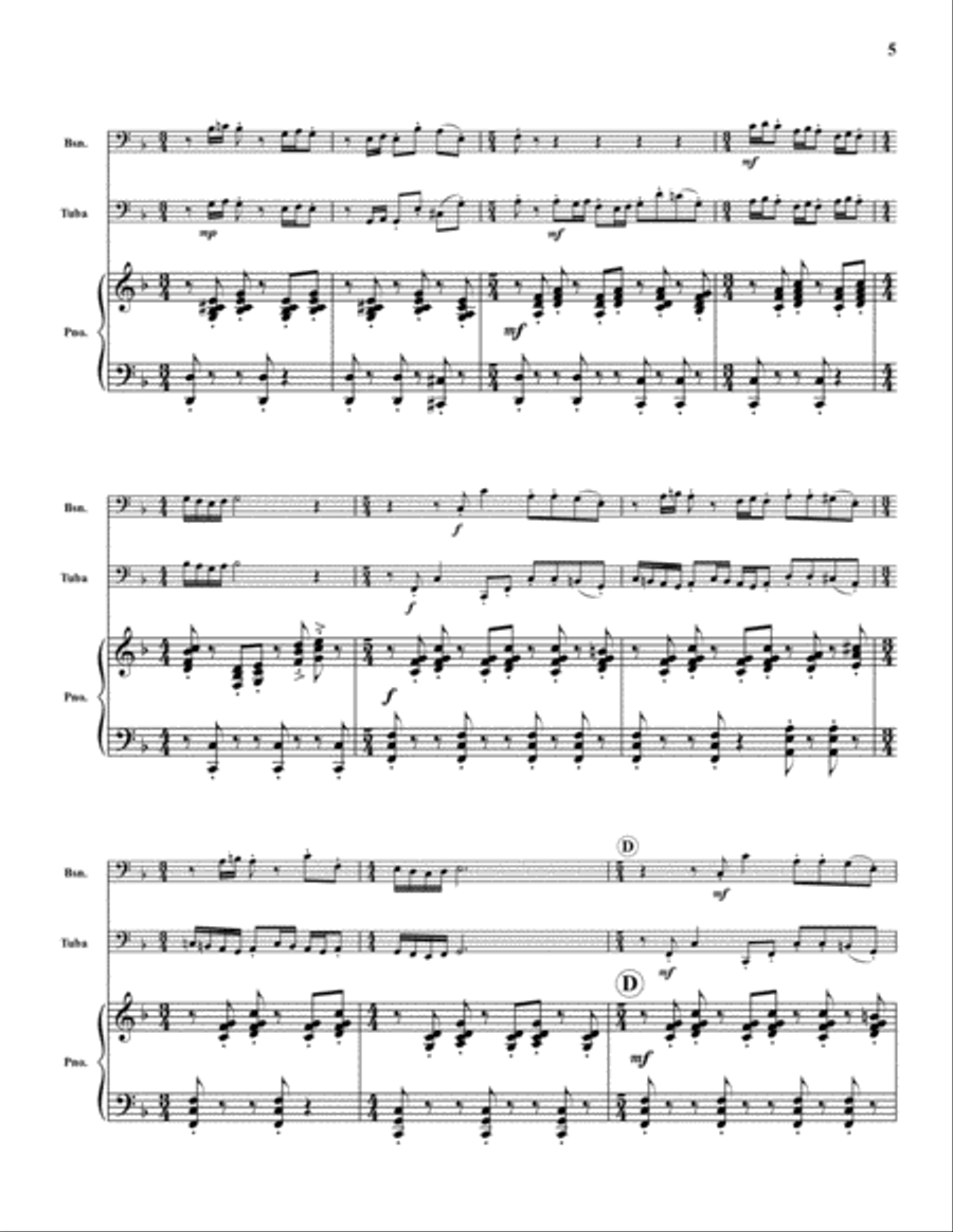 Conversations Conversations Bassoon scores gallery preview page 6