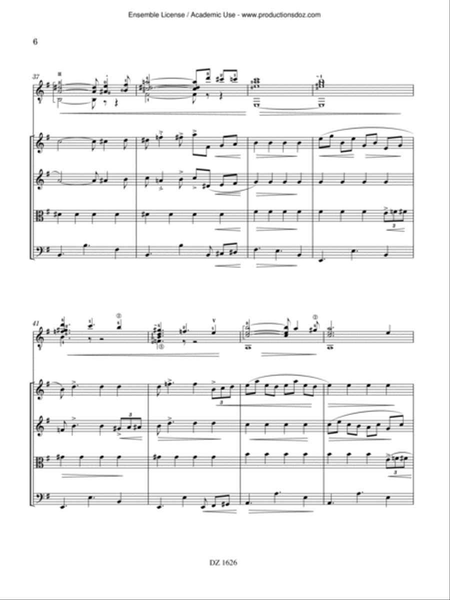 Twilight Serenade Cello scores gallery preview page 6