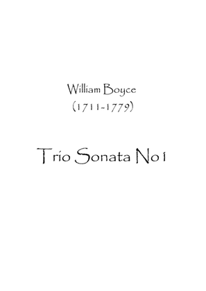 Trio Sonata No1 William Boyce