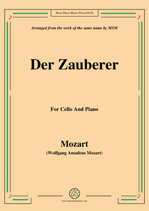 Mozart-Der zauberer,for Cello and Piano