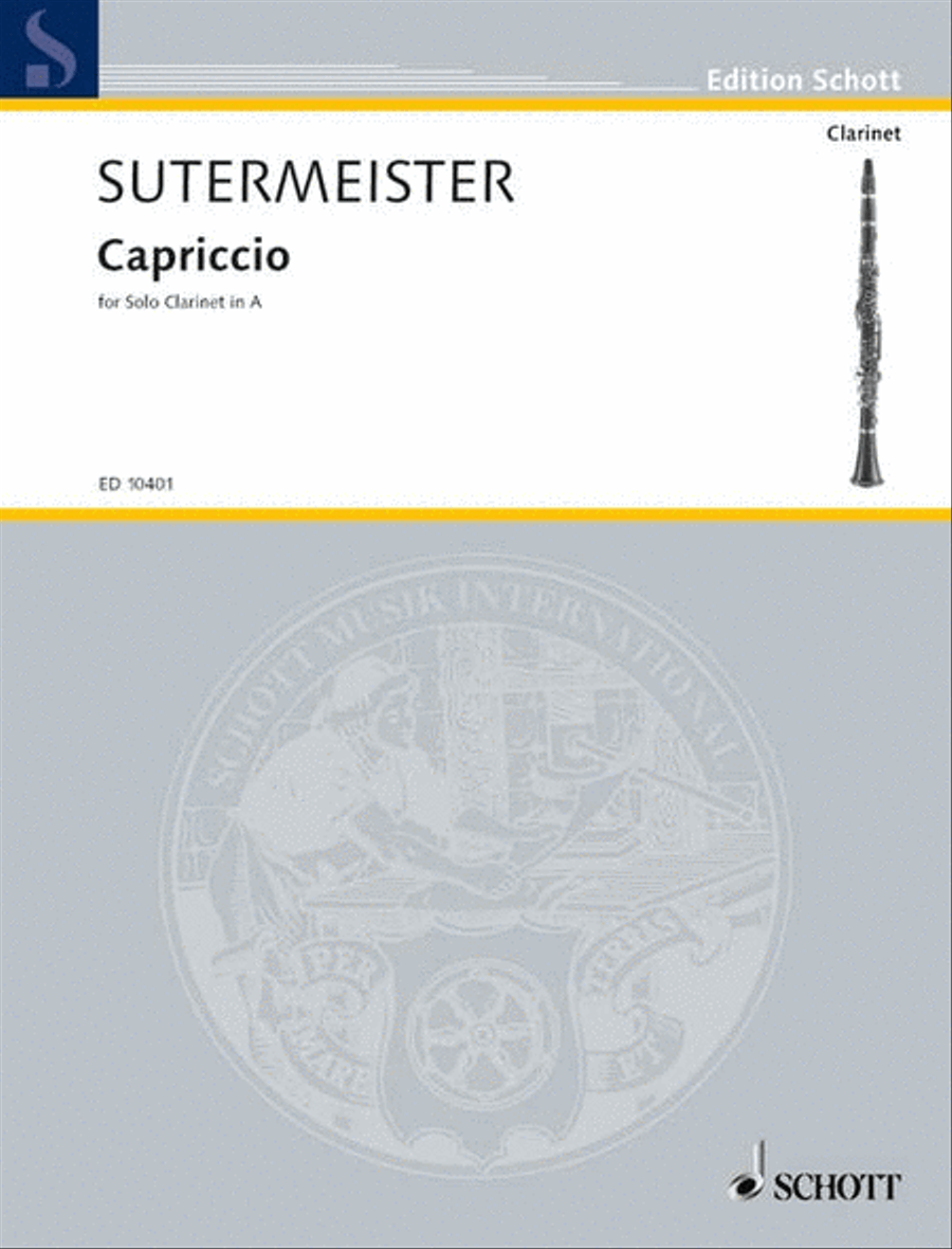 Capriccio Clarinet scores gallery preview page 1