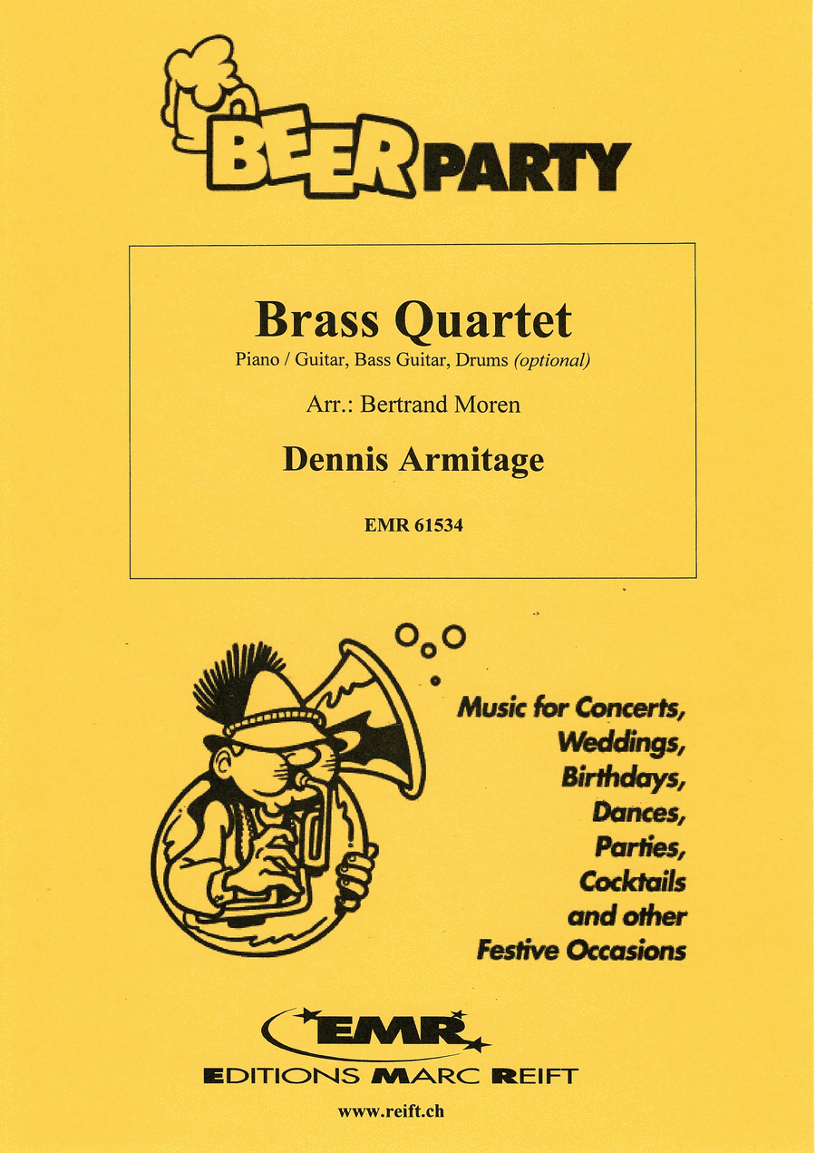 Beer Party Brass Quartet scores gallery preview page 1