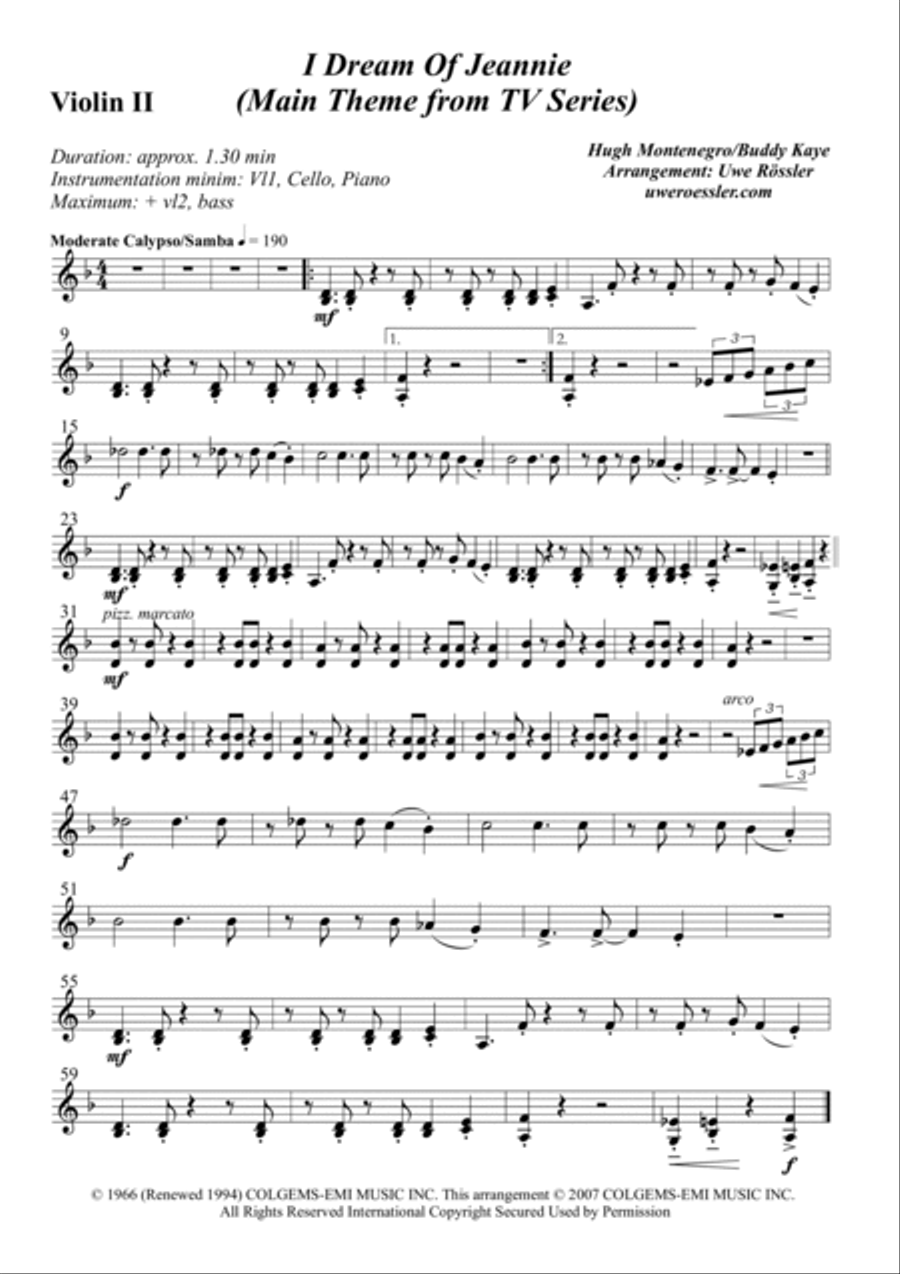 Jeannie Piano Trio scores gallery preview page 5