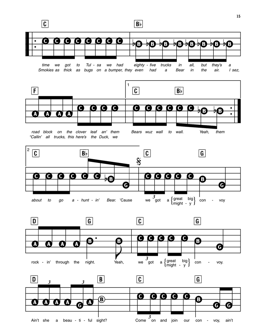 Convoy Electronic Keyboard scores gallery preview page 3