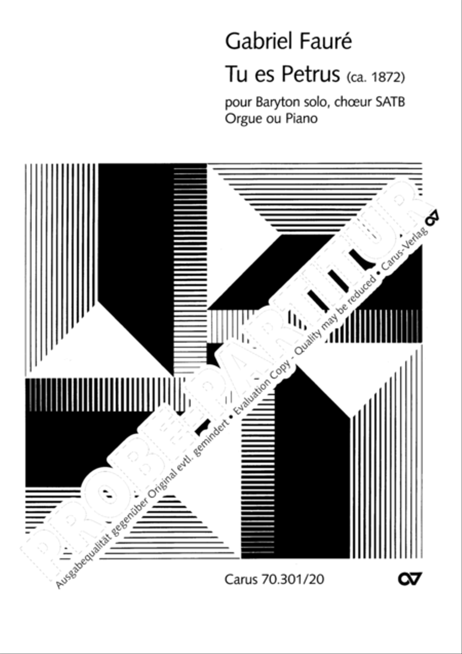 Tu es Petrus 4-Part scores gallery preview page 2