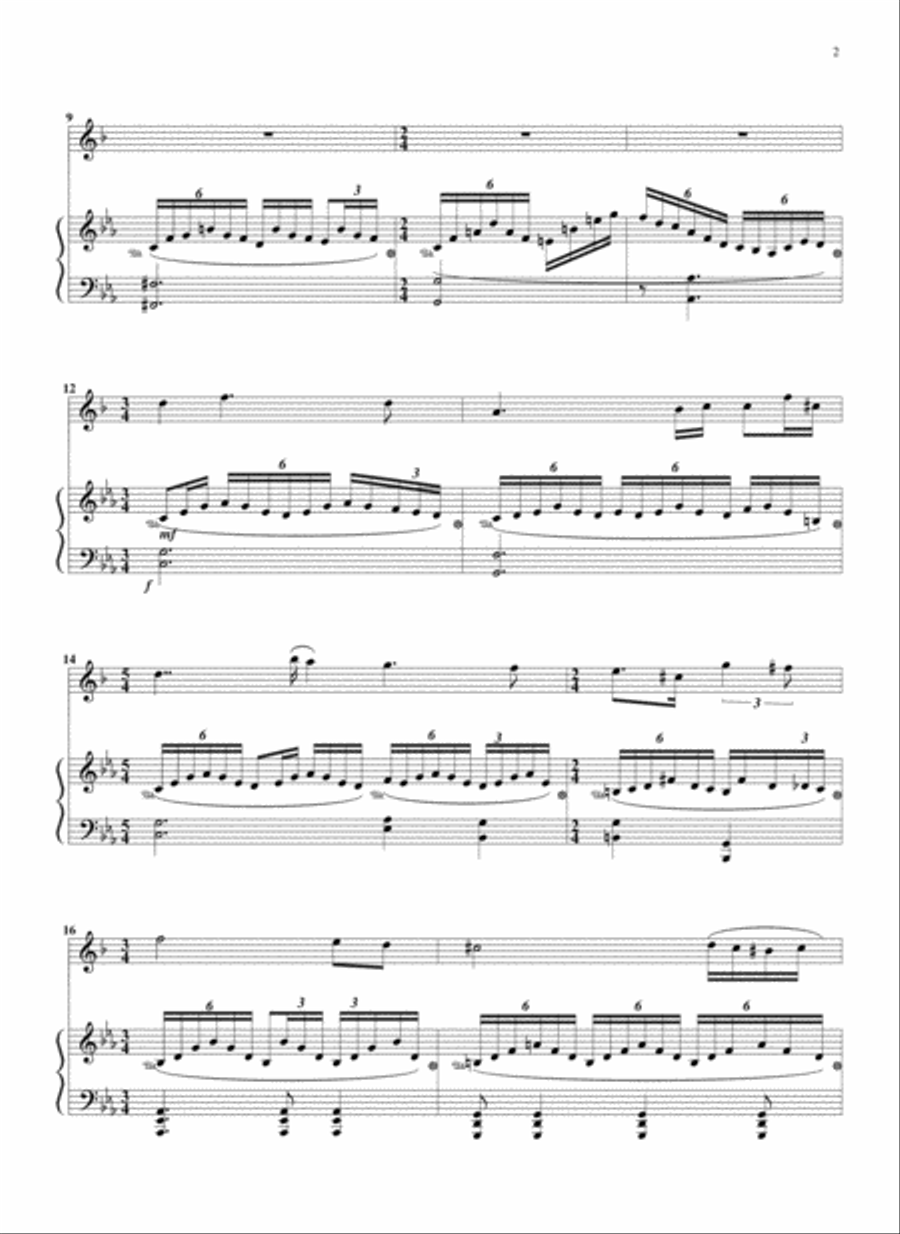 Burnin' Couches Bass Clarinet scores gallery preview page 2