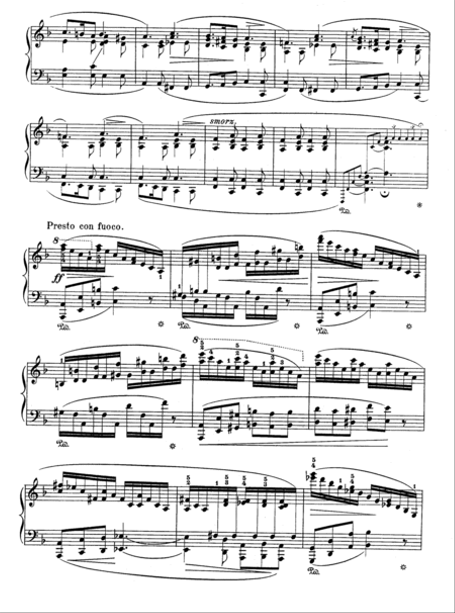 Chopin - Ballade No.2 in F major, op.38 Piano Solo scores gallery preview page 3