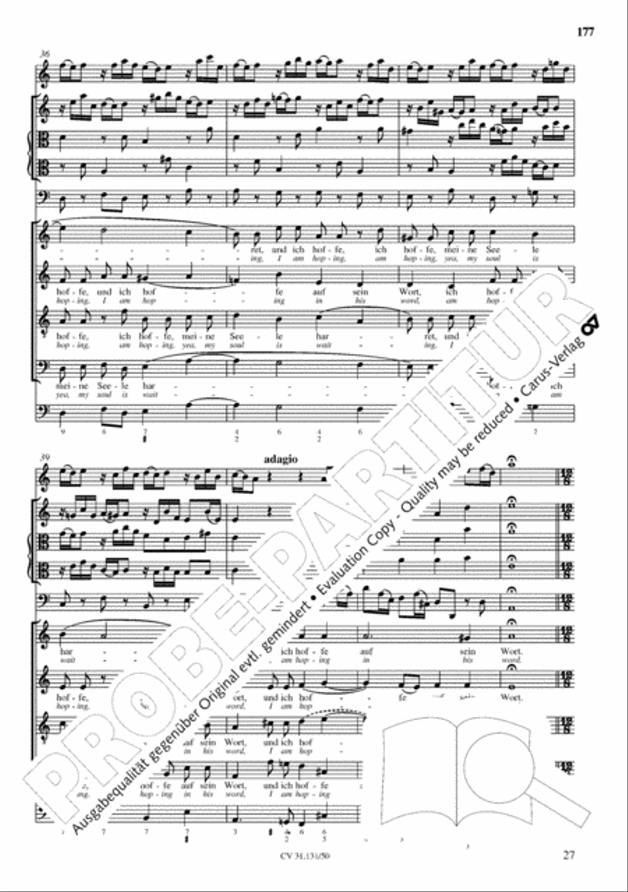 The Complete Sacred Vocal Works (Das geistliche Vokalwerk) Voice scores gallery preview page 178