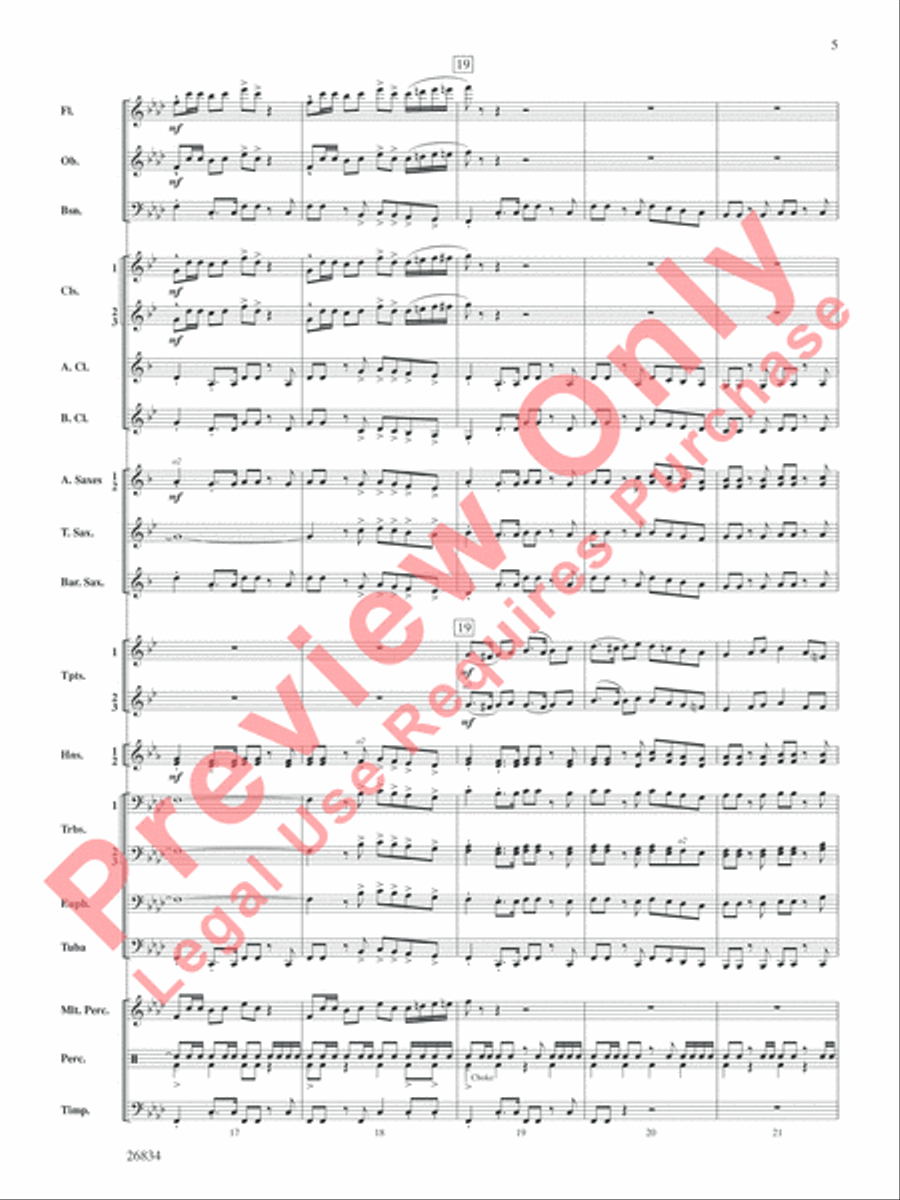 Medal of Valor Concert Band scores gallery preview page 6