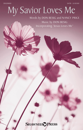 Book cover for My Savior Loves Me
