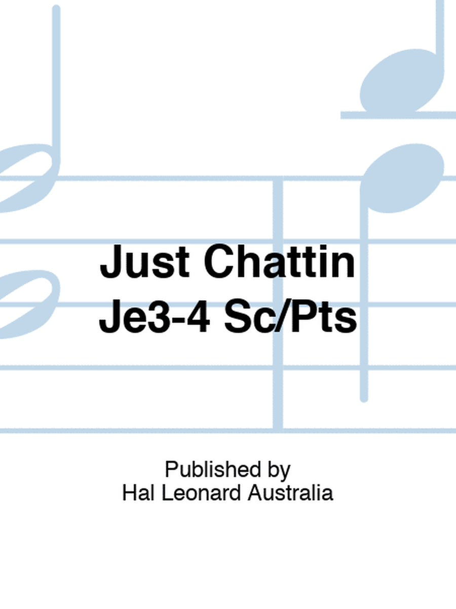 Just Chattin Je3-4 Sc/Pts