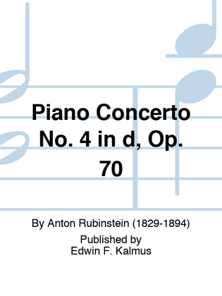 Piano Concerto No. 4 in d, Op. 70