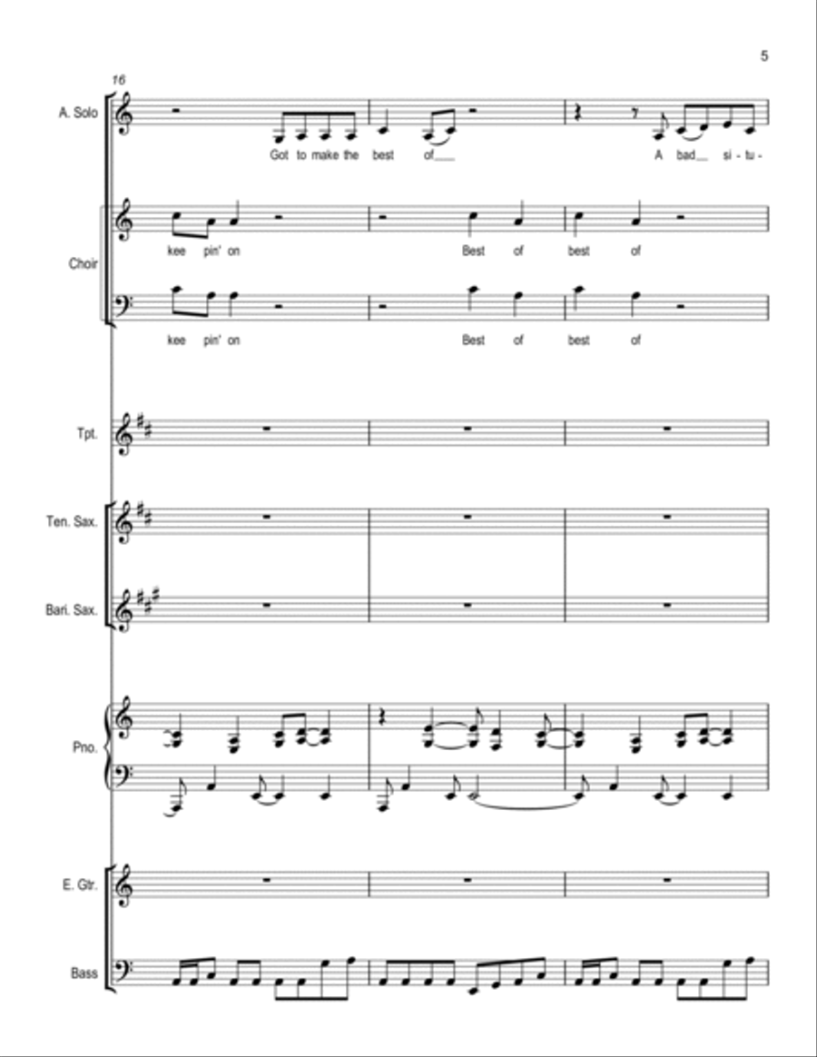I've Got To Use My Imagination Concert Band scores gallery preview page 5