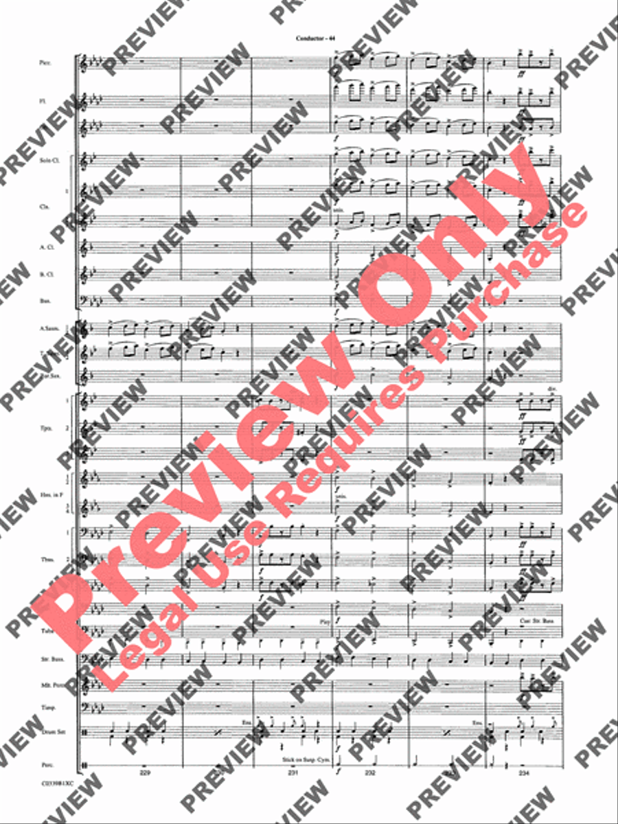 In the Miller Mood Concert Band scores gallery preview page 47