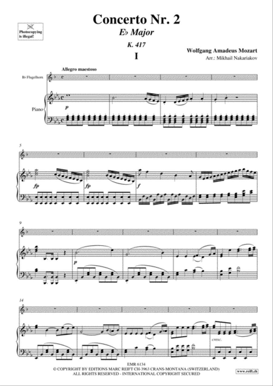 Concerto No. 2 Flugelhorn scores gallery preview page 4