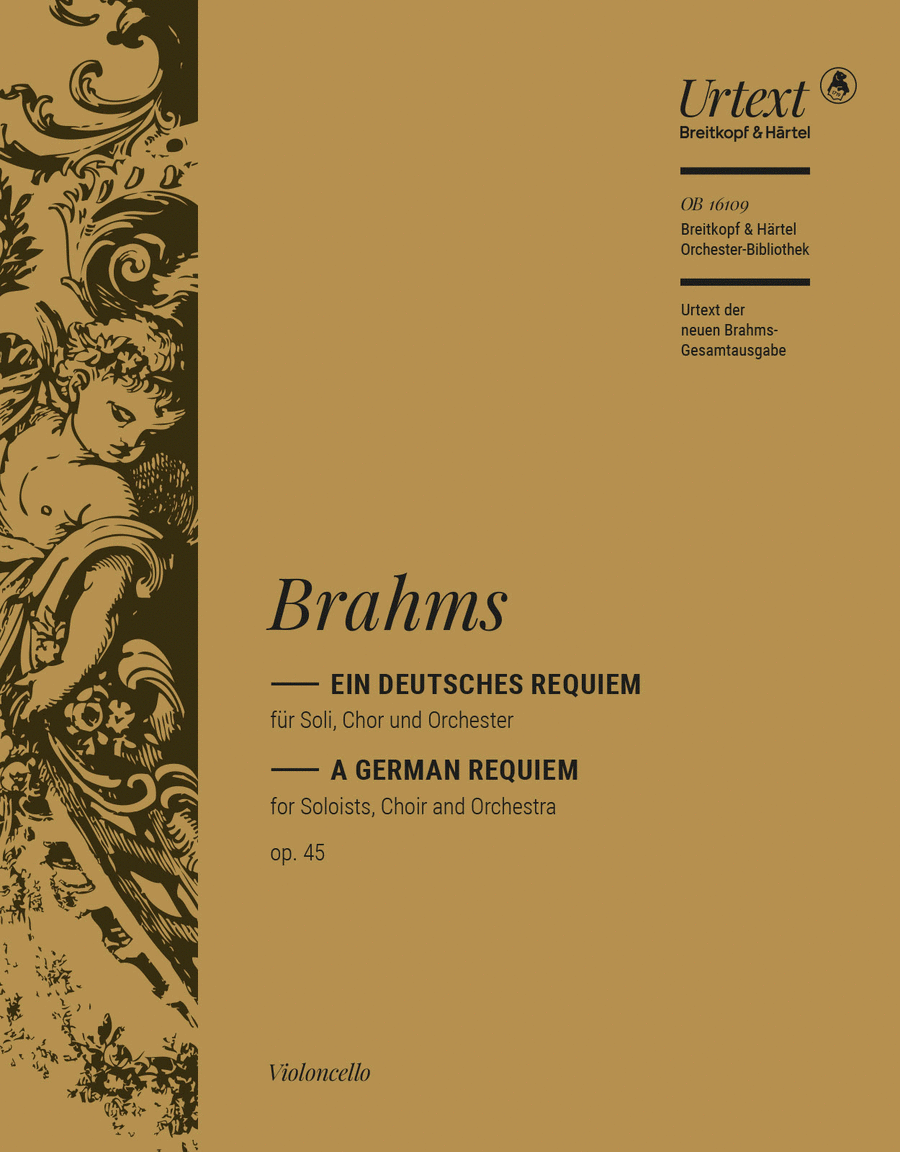 A German Requiem Op. 45 4-Part scores gallery preview page 1