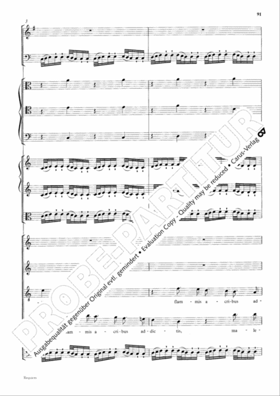 Requiem 4-Part scores gallery preview page 98