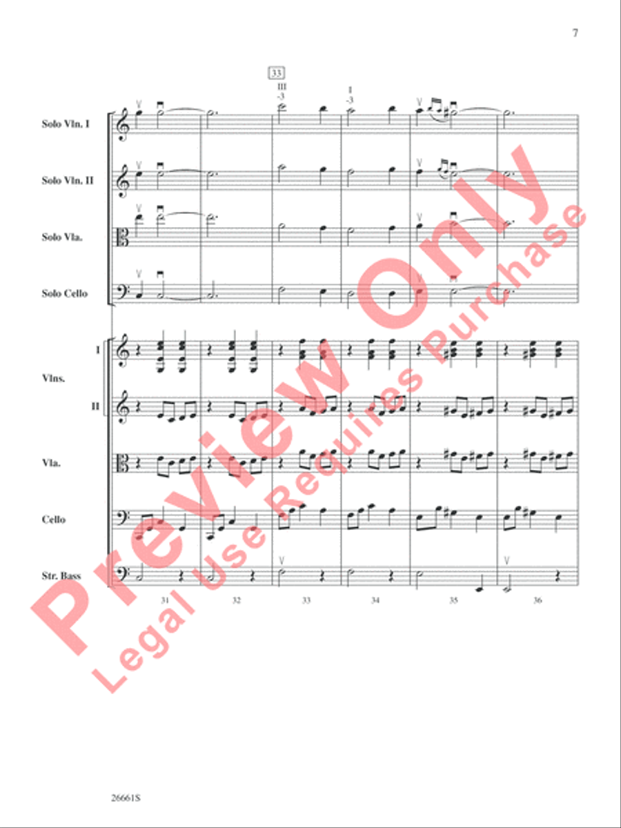 Recuerdos de la Alhambra String Orchestra scores gallery preview page 8