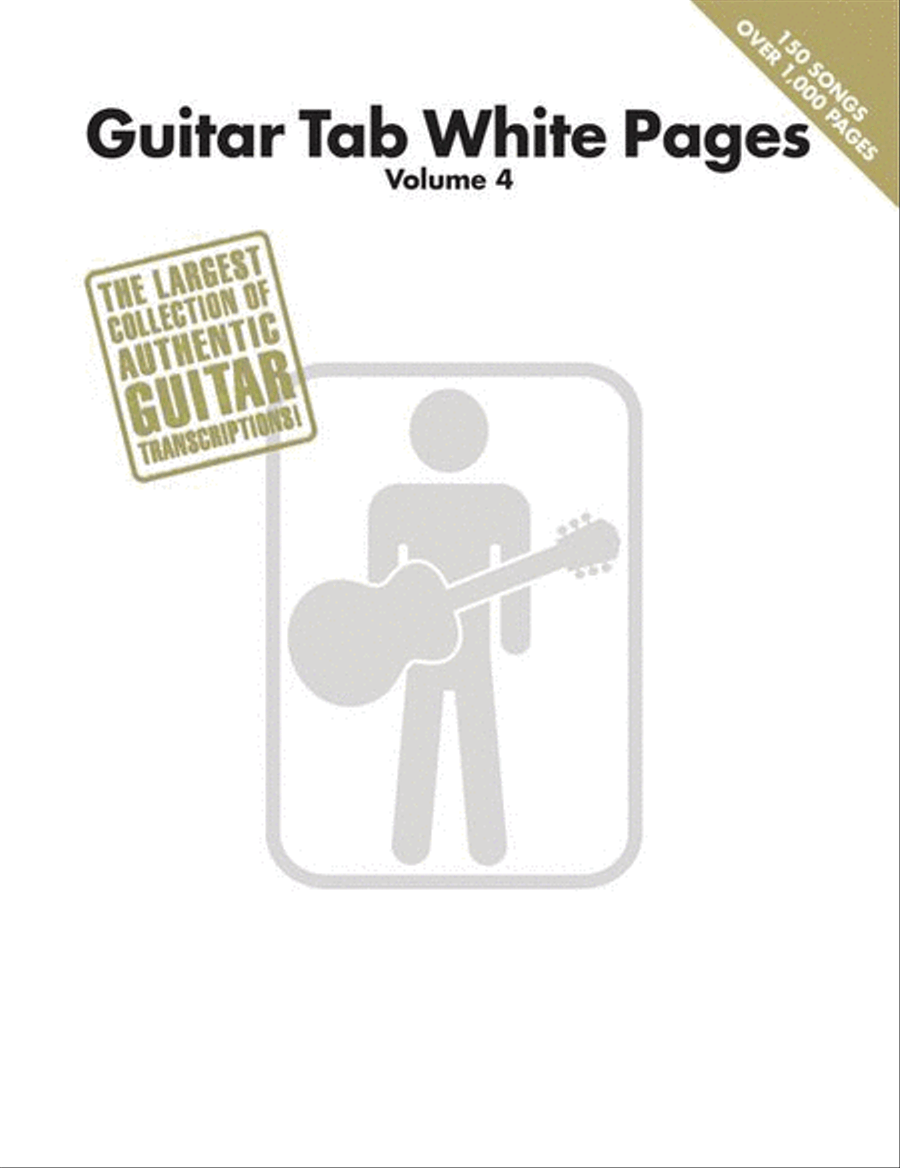 Guitar Tab White Pages - Volume 4