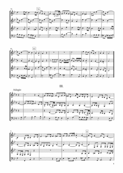 Sonata Op.34-1 for Clarinet Quartet image number null