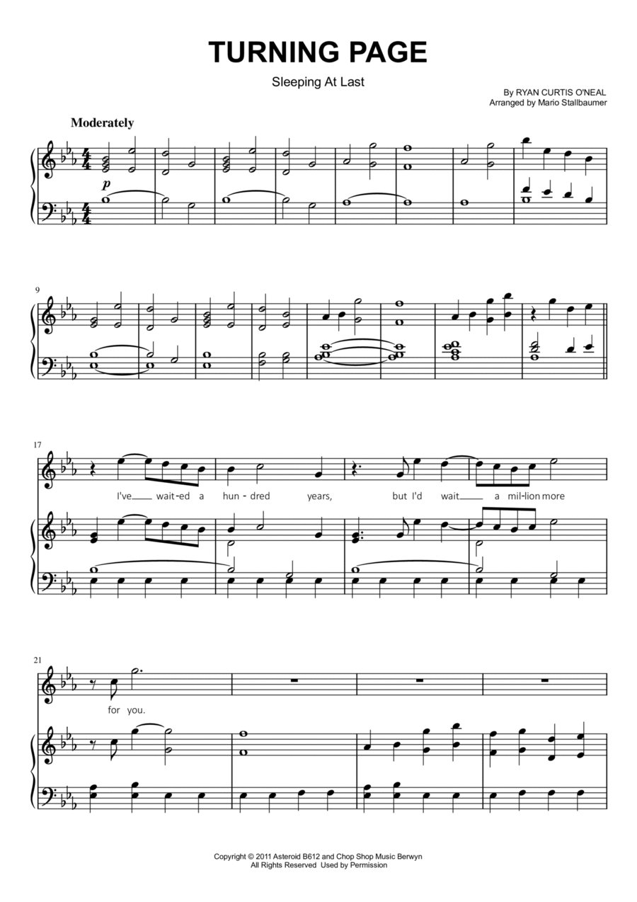 Turning Page Voice scores gallery preview page 1