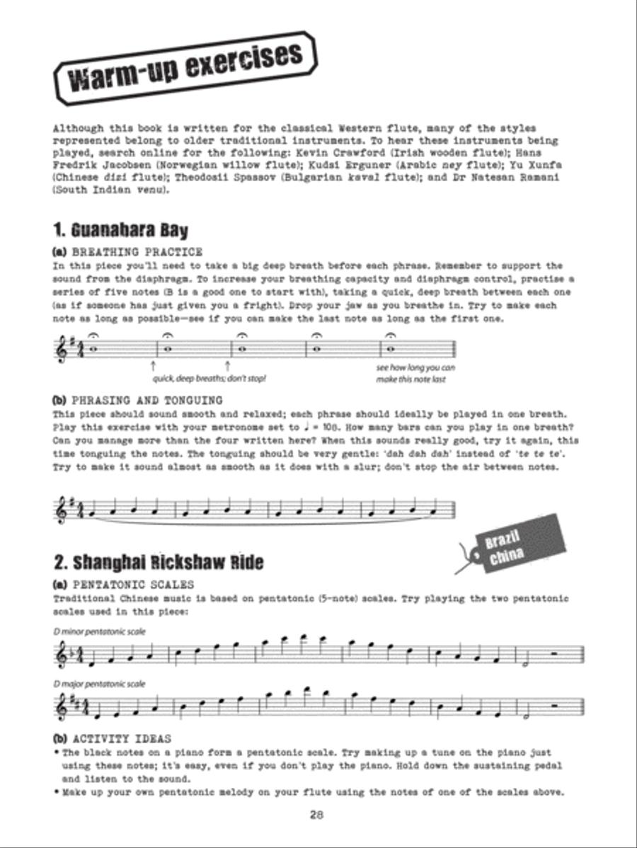 Flute Globetrotters Flute Solo scores gallery preview page 5