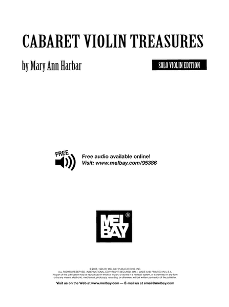 Cabaret Violin Treasures