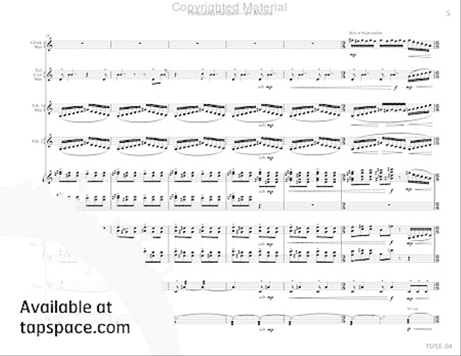 Miraculous Mandarin, The Percussion Ensemble scores gallery preview page 8