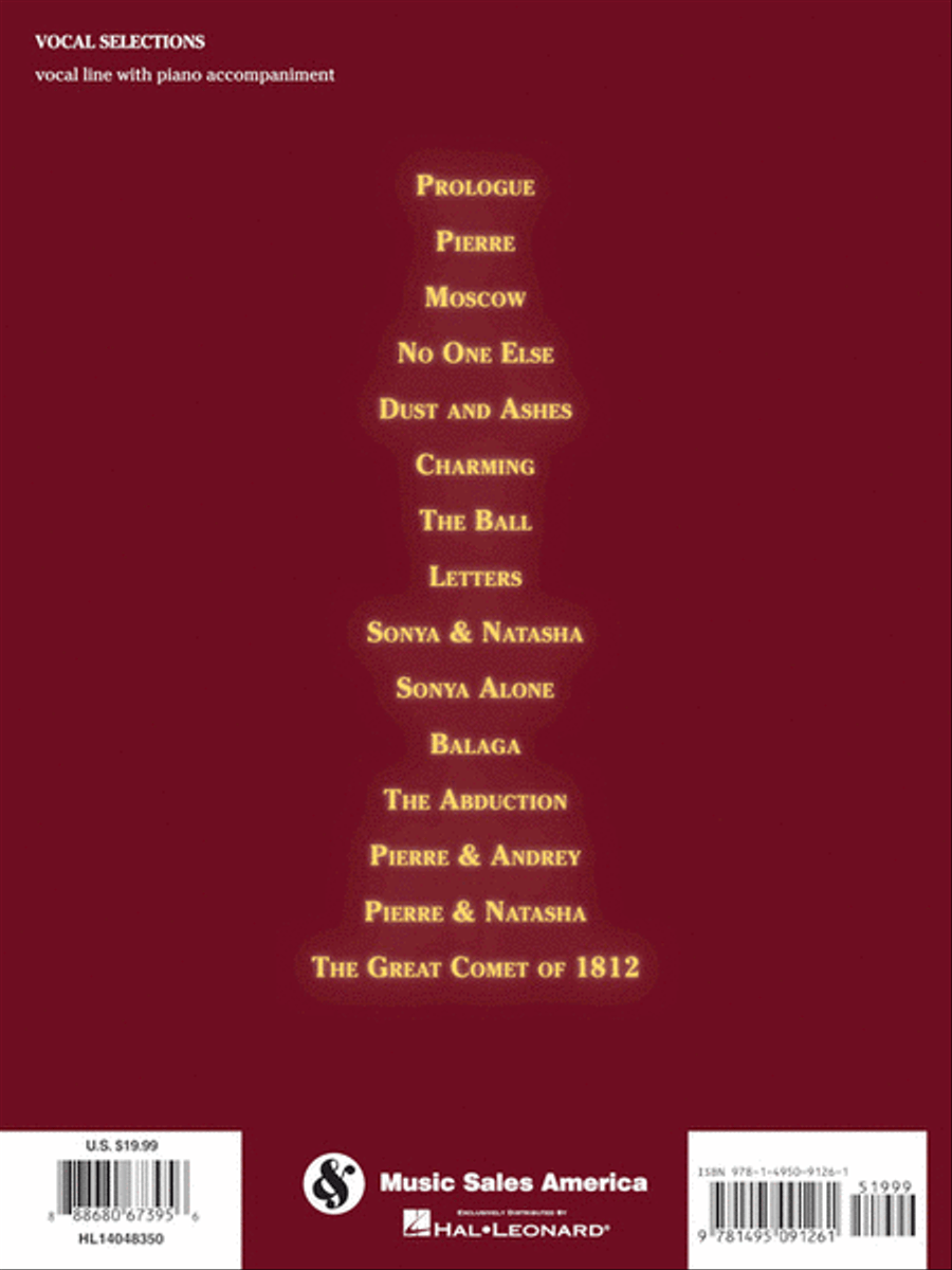 Natasha, Pierre & The Great Comet of 1812 Piano, Vocal scores gallery preview page 2
