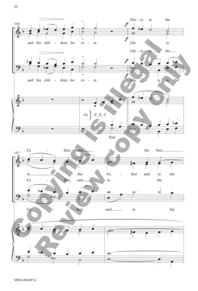 Magnificat on the Fifth Tone (Choral Score)