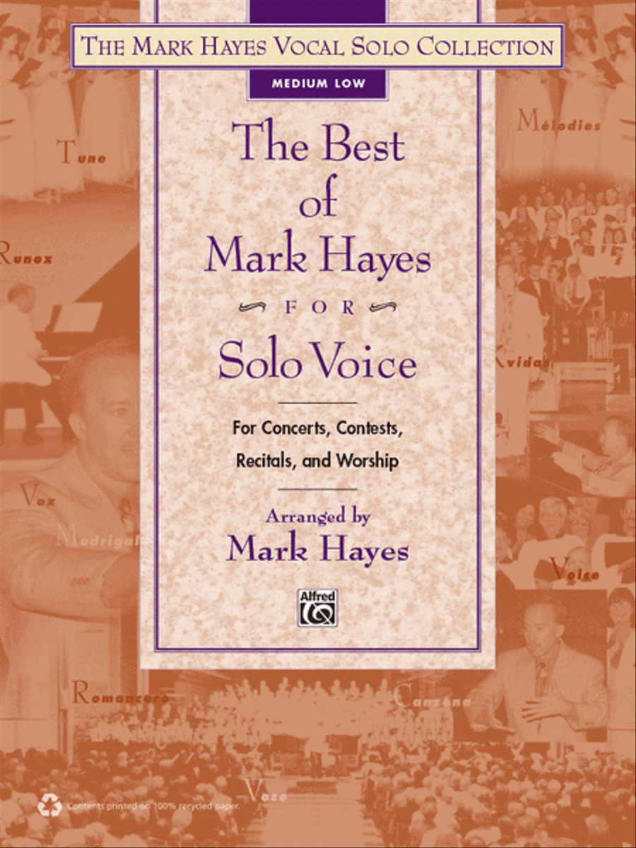 The Best of Mark Hayes for Solo Voice (For Concerts, Contests, Recitals, and Worship) Voice Solo scores gallery preview page 1