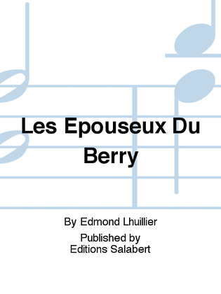 Book cover for Les Epouseux Du Berry