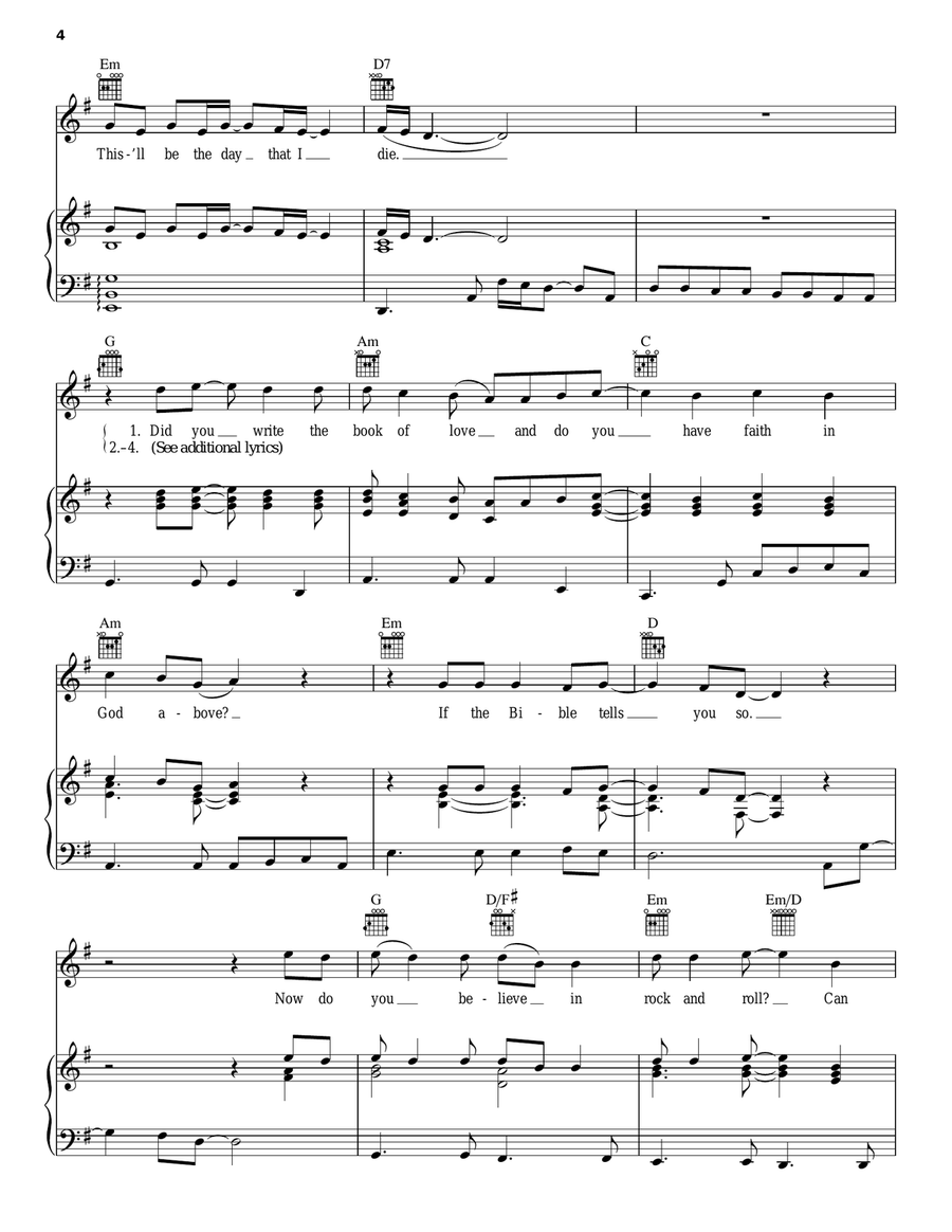 American Pie Acoustic Guitar scores gallery preview page 4